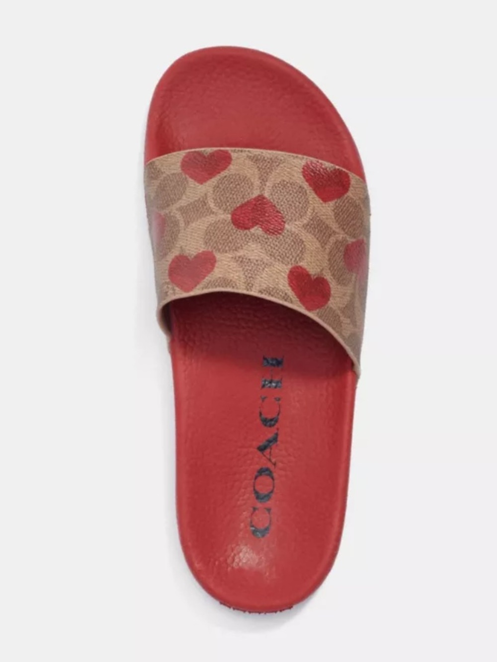 COACH HEARTS BE MY VALENTINE SLIDES